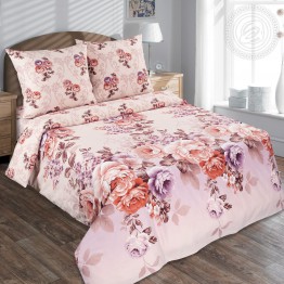 Комплект постельного белья из поплина "Карамельная роза"