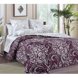 Комплект постельного белья из сатина "Гранд 1" (фиолетовый)