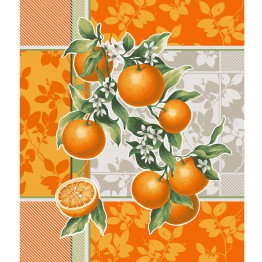 Полотенце вафельное "Апельсиновый сад"